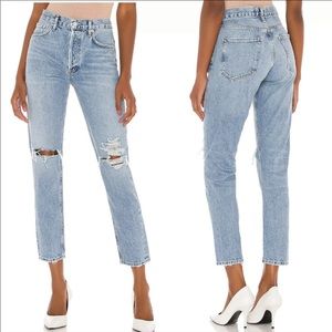 Agolde Jamie High Rise Classic Jeans Shakedown 24